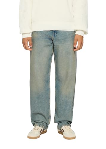 Burocs Baggy Fit Jeans - Azure Blue - Jeans Herren - 5-Pocket-Style - Mit YKK-Reißverschluss - 100% Baumwolle, Farbe:Azure Blue, Hosengröße:W32 L32 von Burocs