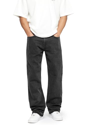 Burocs Open Hem Jeans, Farbe:Black, Hosengröße:W34 L32 von Burocs