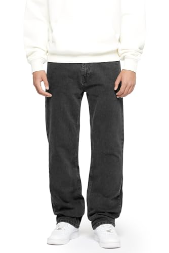 Buroc's Straight Basic Jeans, Farbe:Black Grey, Hosengröße:W36 L34 von Buroc's