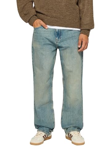 Burocs Straight Jeans - Azure Blue - Herren Denim Hose - Straight Fit - 5-Pocket Design - Reißverschluss & Knopf, Farbe:Azure Blue, Hosengröße:W31 L32 von Burocs