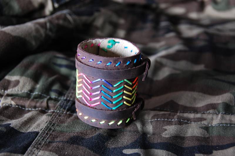 Lederarmbänder, Armband Mit Wachs Nähgarn, Kind, Frauenarmband, Herren Armband, Geschenk Lederarmbänder, Armband Mit Wachs Nähgarn, Kind, Frauenarmband, Herren Armband, Geschenk von BursherShop