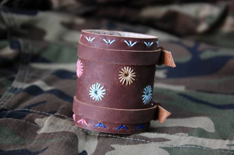 Lederarmbänder, Armband Mit Wachs Nähgarn, Kind, Frauenarmband, Herren Armband, Geschenk von BursherShop