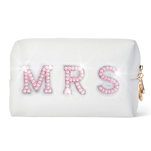 Burskit Bride Gifts Future Mrs Bridesmaid Gifts Bridesmaid Purse Makeup Bag Bachelorette Gifts for Bride, Rosa-Mrs, Koralle von Burskit