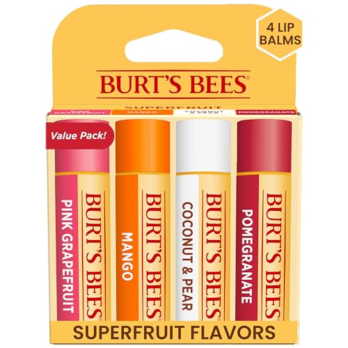 4er Burt's Bees 100% Natural Lip Balm von Burt's Bees