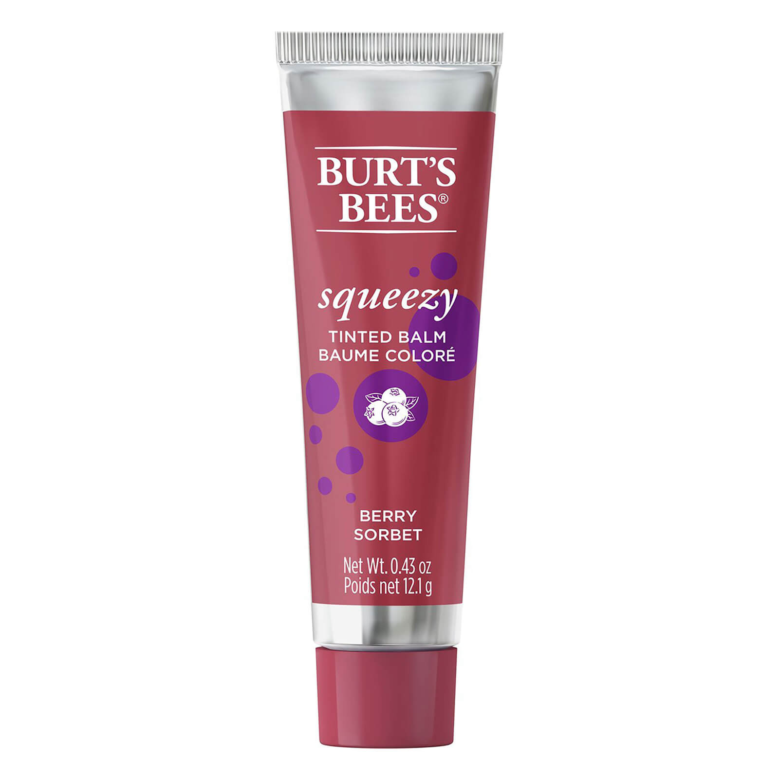 Burt's Bees 100% natürlicher Ursprung Squeezy Getönter Lippenbalsam (verschiedene Farbtöne) - Berry Sorbet von Burt's Bees