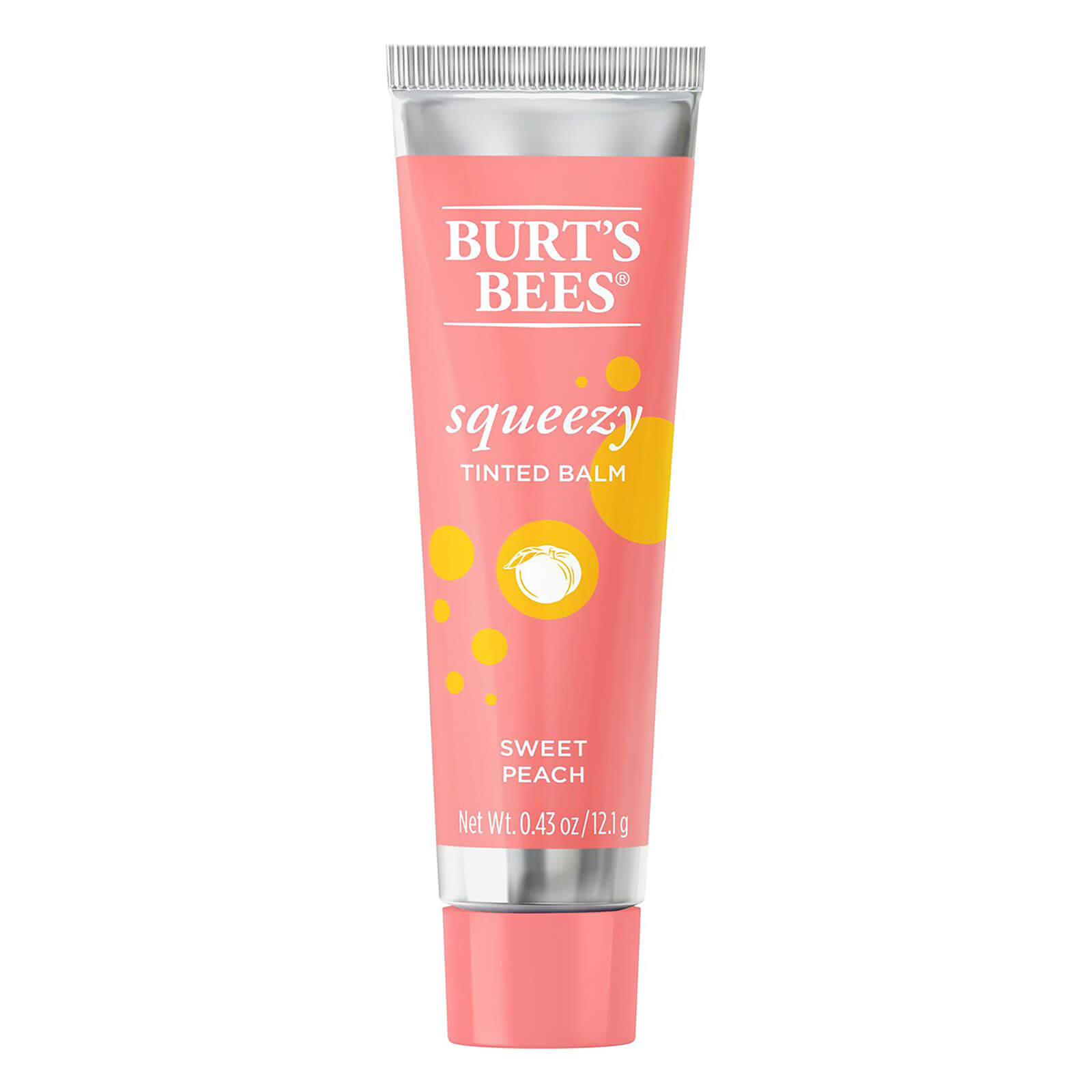 Burt's Bees 100% natürlicher Ursprung Squeezy Getönter Lippenbalsam (verschiedene Farbtöne) - Sweet Peach von Burt's Bees