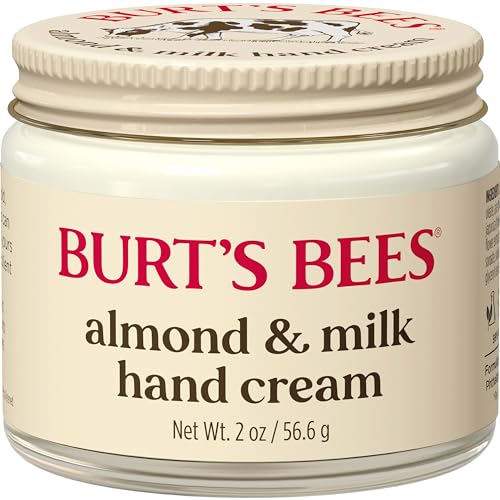 Burt's Bees® 99% natürliche feuchtigkeitsspendende Mandel- und Milch-Handcreme — 56,6 Gramm Glas von Burt's Bees