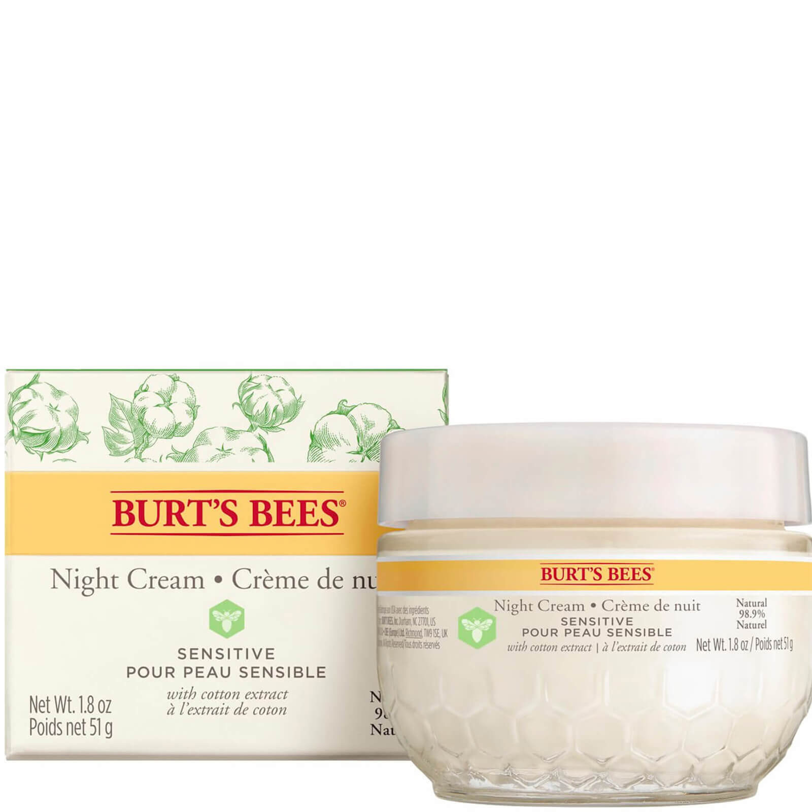 Burt's Bees Sensitive Nachtcreme 50g von Burt's Bees