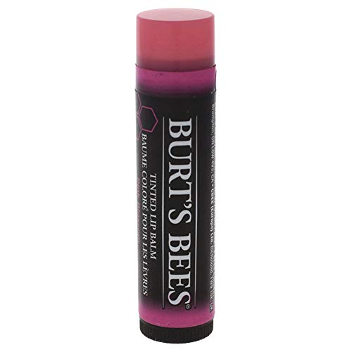 Burt´s Bees Tinted Lip Balm Pink Blossom (gefärbter Lippenpflegestift, in neutralem Farbton, sehr dezent, Lippenbalsam, Pflege, natürliche Inhaltsstoffe) 501106 von Burt's Bees