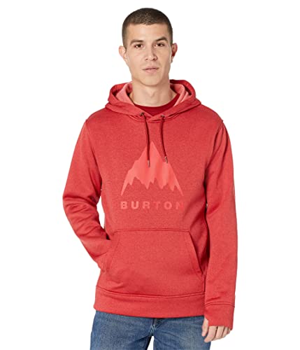 Burton Herren Standard Oak Pullover Hoodie, Sonnengetrocknete Tomate Heather, Medium von Burton