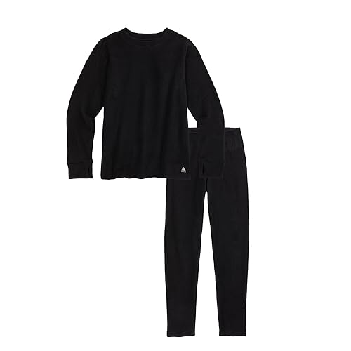 Burton Unisex Kinder Schweres Fleece Baselayer-Set, True Black, L von Burton