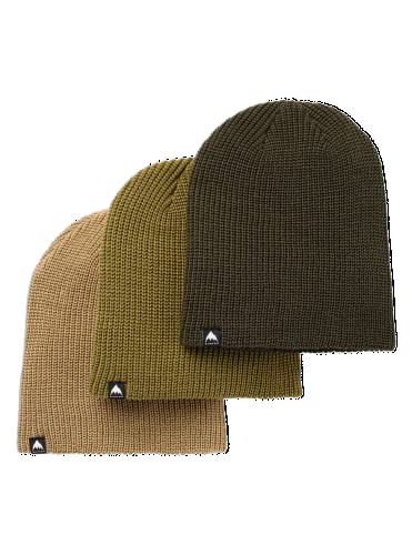 Kinder Recycelte DND Beanie, 3er-Pack, Forest Night/Kelp/Martini Olive, Einheitsgröße von Burton