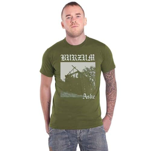 Burzum Aske (Green) T-Shirt M von Burzum