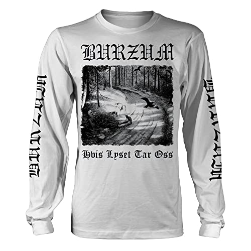 Burzum HVIS LYSET Tar OSS (White) Longsleeve L von Burzum