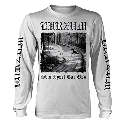 Burzum HVIS LYSET Tar OSS (White) Longsleeve XXL von Burzum