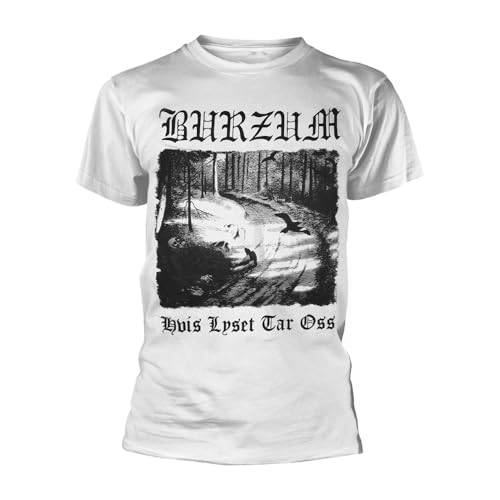 Burzum HVISLYSETTAROSS (White) T-Shirt XL von Burzum