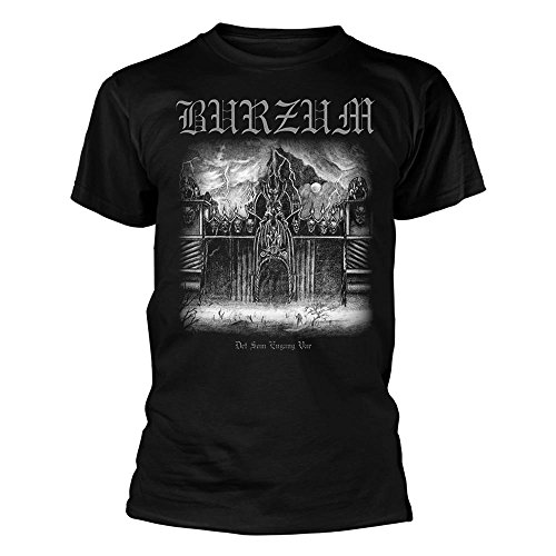 Burzum Herren T-Shirt Schwarz Schwarz Large Gr. L, Schwarz von Burzum