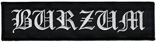 Burzum - Logo Aufnäher/Patch | Original Logo Aufnäher (Patch), weiß gestickt von Burzum