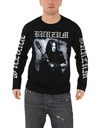 Burzum T Shirt Anthology 2018 Band Logo Nue offiziell Herren Schwarz Long Sleeve von Burzum