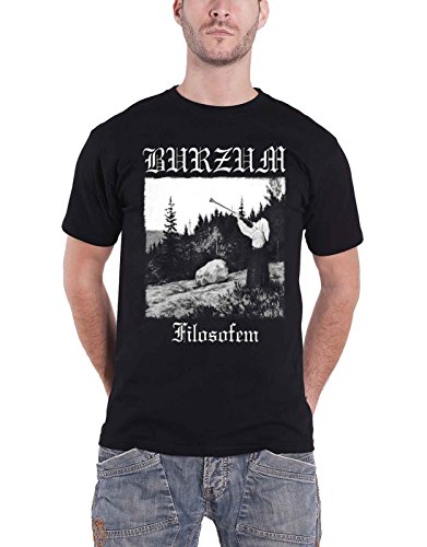 Burzum T Shirt Filosofem 2018 Album Lyrics Band Logo Nue offiziell Herren von Burzum