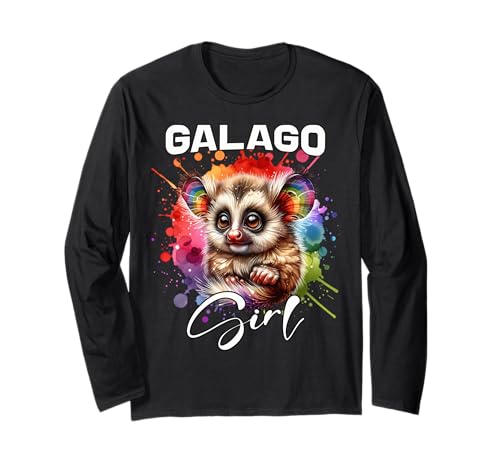 Galago Mädchen Buschbaby Langarmshirt Galago Mädchen Buschbaby Langarmshirt von Buschbaby Designs Damen