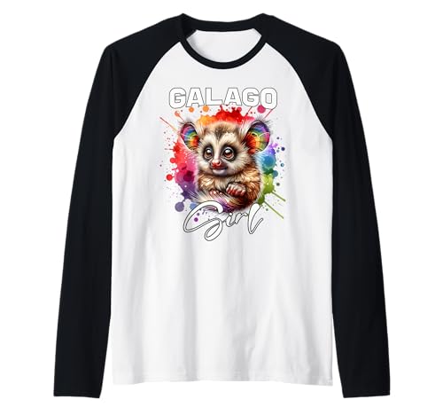 Galago Mädchen Buschbaby Raglan von Buschbaby Designs Damen