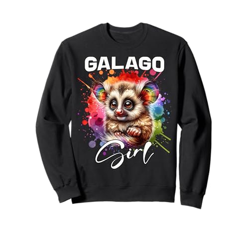Galago Mädchen Buschbaby Sweatshirt Galago Mädchen Buschbaby Sweatshirt von Buschbaby Designs Damen