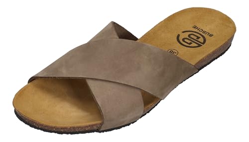 Busche Damenschuhe Pantoletten - TROPEZ 2125 - kaki, Größe:40 EU Busche Damenschuhe Pantoletten - TROPEZ 2125 - kaki, Größe:40 EU von Busche