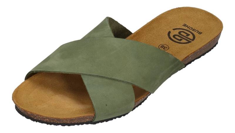 Busche TROPEZ Pantolette Olive von Busche