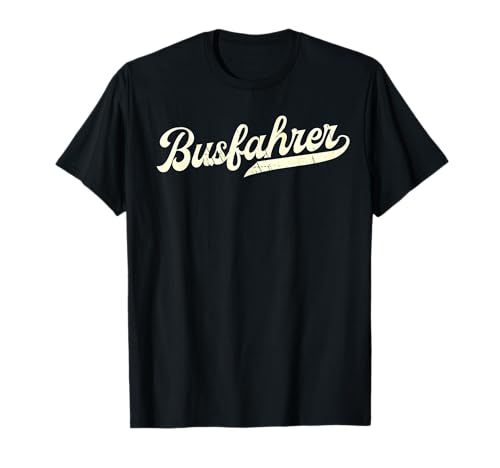 Busfahrer Schulbusse Linienbusse Reisebusse Herren T-Shirt Schwarz Kurzarm Klassisch Buchstabenmuster S EU Small Regulär Small 38 Herbst Winter 1 Count 0 Pockets Mischgewebe Non-Stretchable Männer von Busfahrer Schulbusse Linienbusse Reisebusse