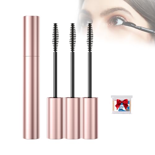 Gloryboom Mascara Black & Brown Duo For Lash Makeup,Glory Boom Tubing Mascaras For Lash Makeup,Waterproof & Sweatproof Long Lasting Non-Smudged With Comb Silicone Brush For Women (3*Brown) von Busgiuar