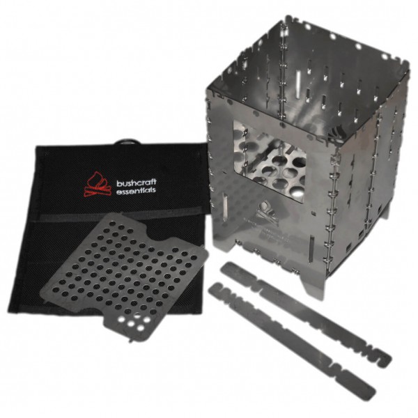 Bushcraft Essentials - Bushbox XL Profi Set - Trockenbrennstoffkocher metallic von Bushcraft Essentials