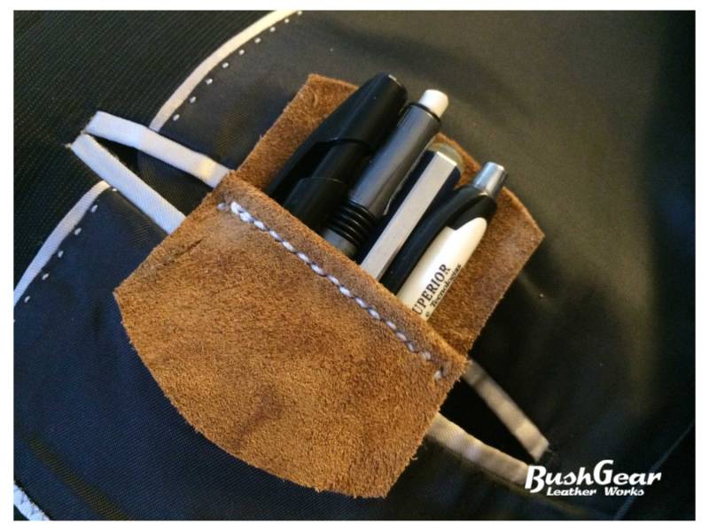 Handgefertigter Taschenschutz Aus Leder Stift - & Bleistifthalter Handgefertigter Taschenschutz Aus Leder Stift - & Bleistifthalter von BushgearLeatherworks