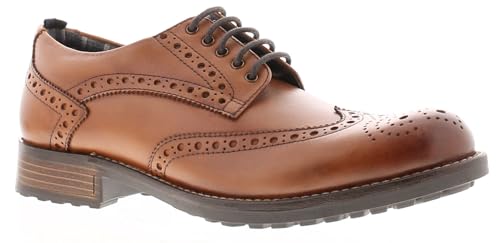 Business Class Bandwagon Danish Smart-Schuhe für Herren, Hellbraun, hautfarben, 44 EU von Business Class