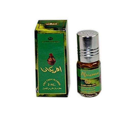 Business Square Packung 12 Moschus Parfüm Al Rehab Africana 3ml 100% Öl + 1 Bakhoor Kostenlos von Business Square