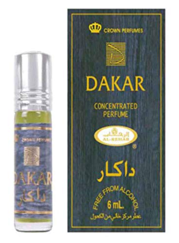 Business Square Packung 6 Moschus Parfüm Al Rehab Dakar 6ml 100% Öl von Business Square