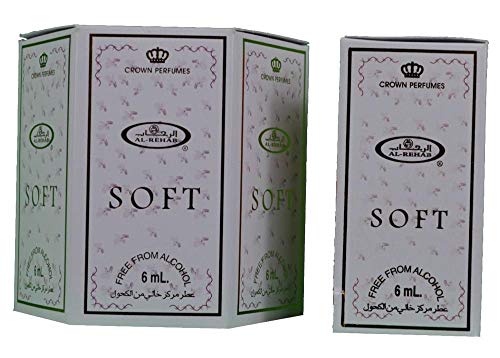 Business Square Packung 6 Moschus Parfüm Al Rehab Soft 6ml 100% Öl von Business Square
