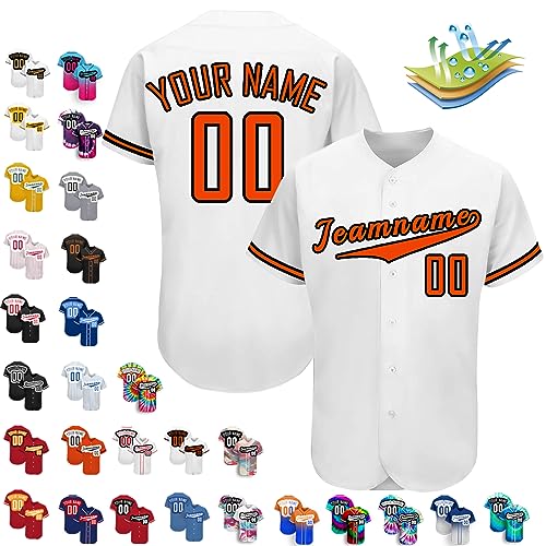 Benutzerdefinierte Baseball-Trikots, Personalisierte Baseball-Shirts, Individuelle Baseball-Shirts FüR MäNner, Frauen, Jugendliche von Busparst
