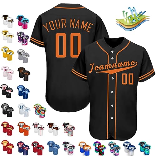 Benutzerdefinierte Baseball-Trikots, Personalisierte Baseball-Shirts, Individuelle Baseball-Shirts FüR MäNner, Frauen, Jugendliche von Busparst