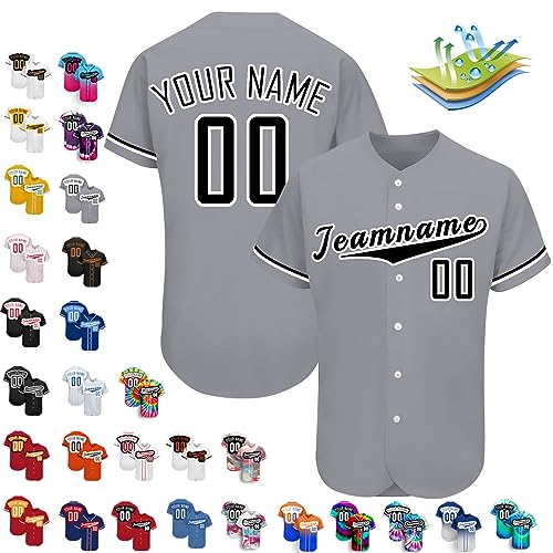 Benutzerdefinierte Baseball-Trikots, Personalisierte Baseball-Shirts, Individuelle Baseball-Shirts FüR MäNner, Frauen, Jugendliche von Busparst