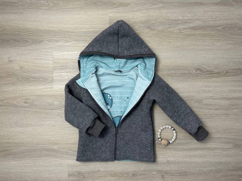 Walkjacke 110 "Dino" Slate von Bussifashion