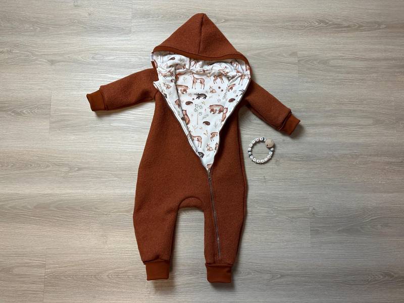 Walkoverall 92 "Waldbewohner" Rust von Bussifashion
