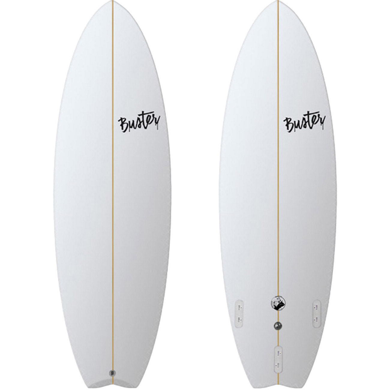 Buster Surfboard 5´4 Odd Fish Super Rails von Buster
