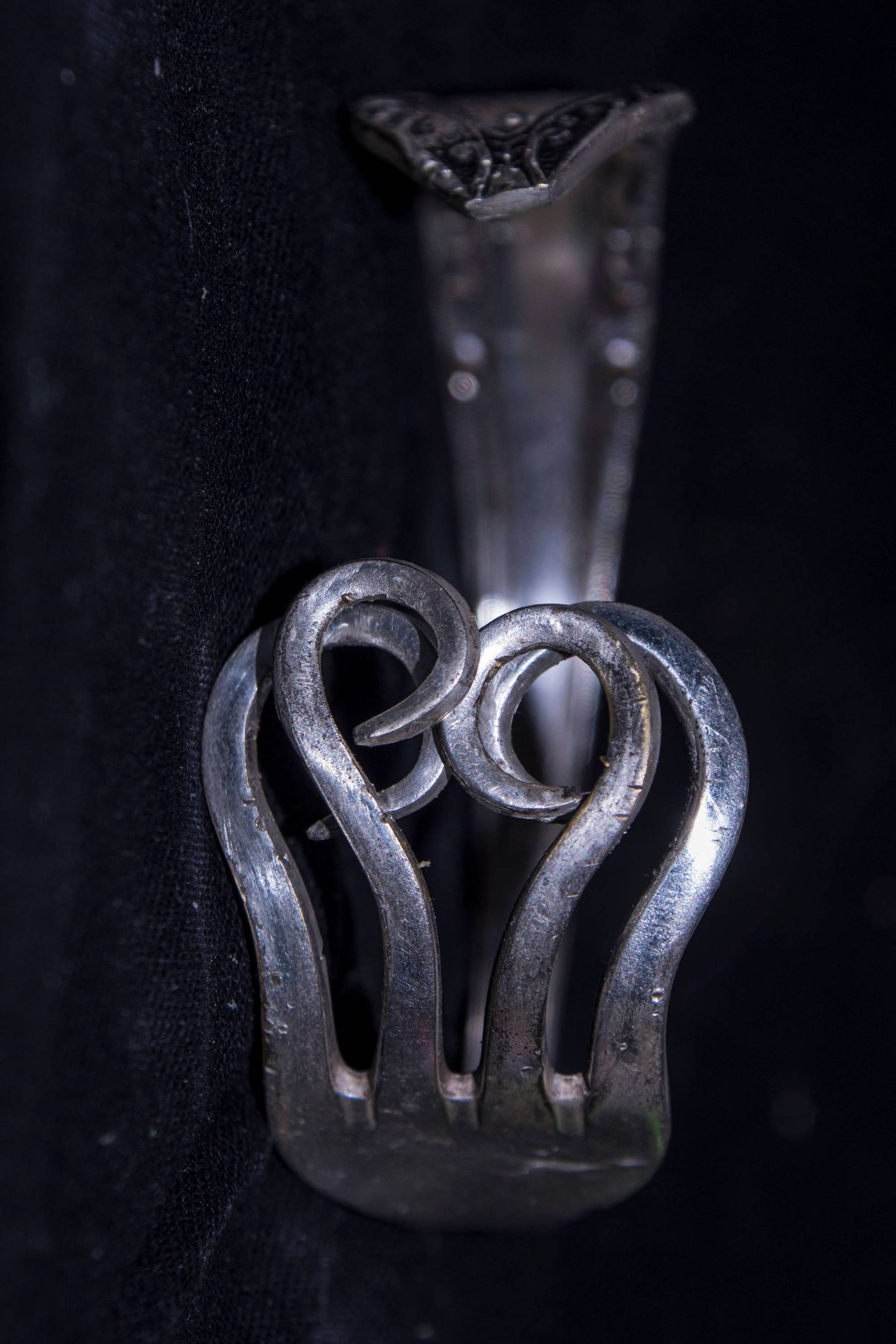 Cthulhu/Herz Sterling Silber Vergoldet Manschette Armband Cthulhu/Herz Sterling Silber Vergoldet Manschette Armband von BusubruksHoarde