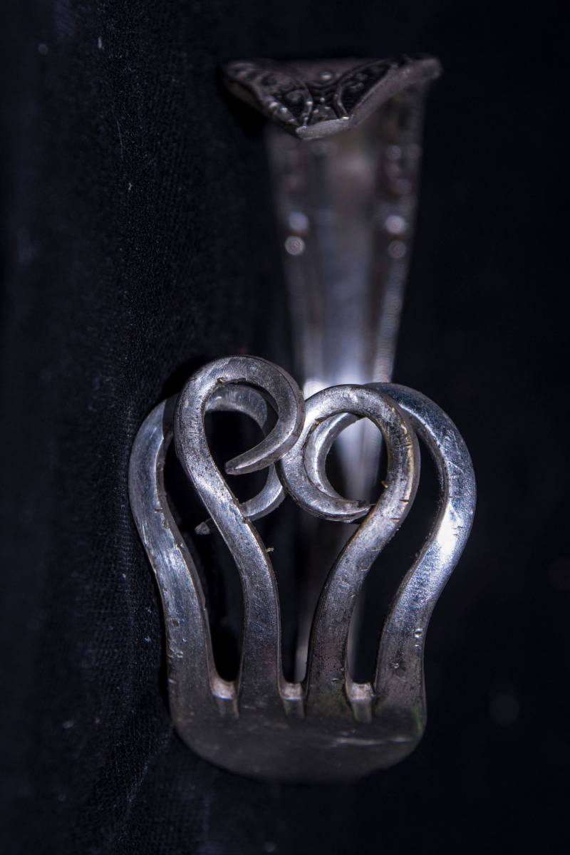 Cthulhu/Herz Sterling Silber Vergoldet Manschette Armband Cthulhu/Herz Sterling Silber Vergoldet Manschette Armband von BusubruksHoarde