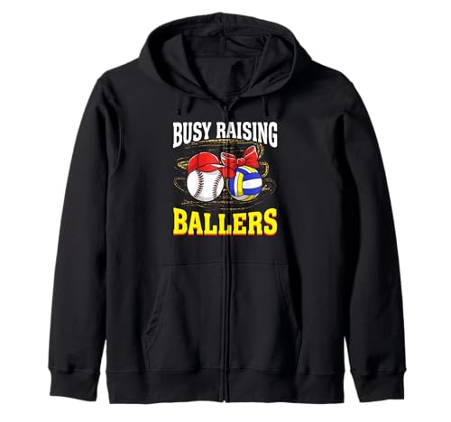 Busy Raising Ballers Baseball Volleyball Mama Leopard Damen Kapuzenjacke Busy Raising Ballers Baseball Volleyball Mama Leopard Damen Kapuzenjacke von Busy Raising Ballers tees