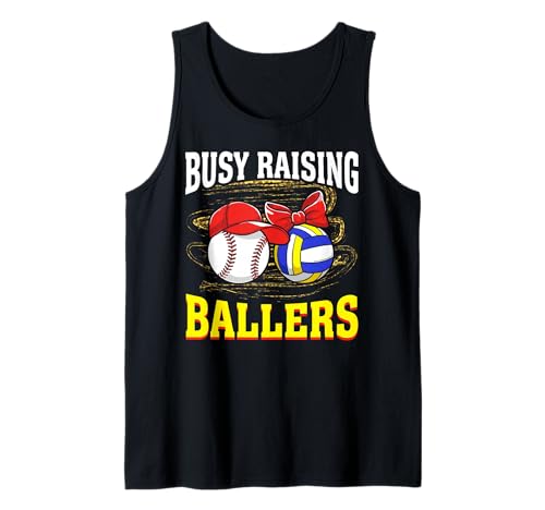 Busy Raising Ballers Baseball Volleyball Mama Leopard Damen Tank Top Busy Raising Ballers Baseball Volleyball Mama Leopard Damen Tank Top von Busy Raising Ballers tees