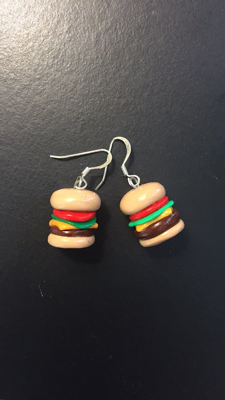 Burger Ohrringe von BusyHandsCraftsATX