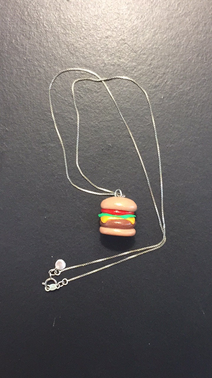 Clay Hamburger Silberkette Clay Hamburger Silberkette von BusyHandsCraftsATX