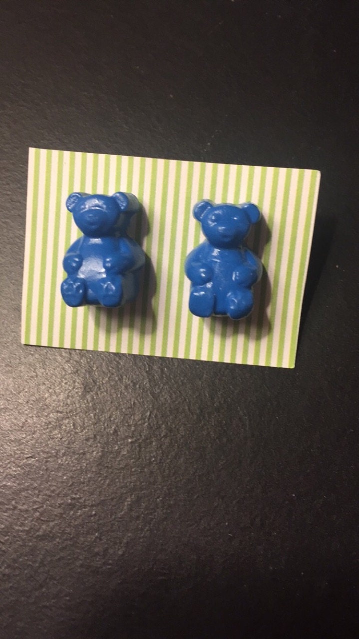 Gummibärchen Ton Ohrringe von BusyHandsCraftsATX